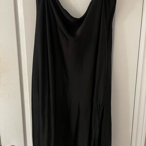 Old Navy Satin Black Skirt